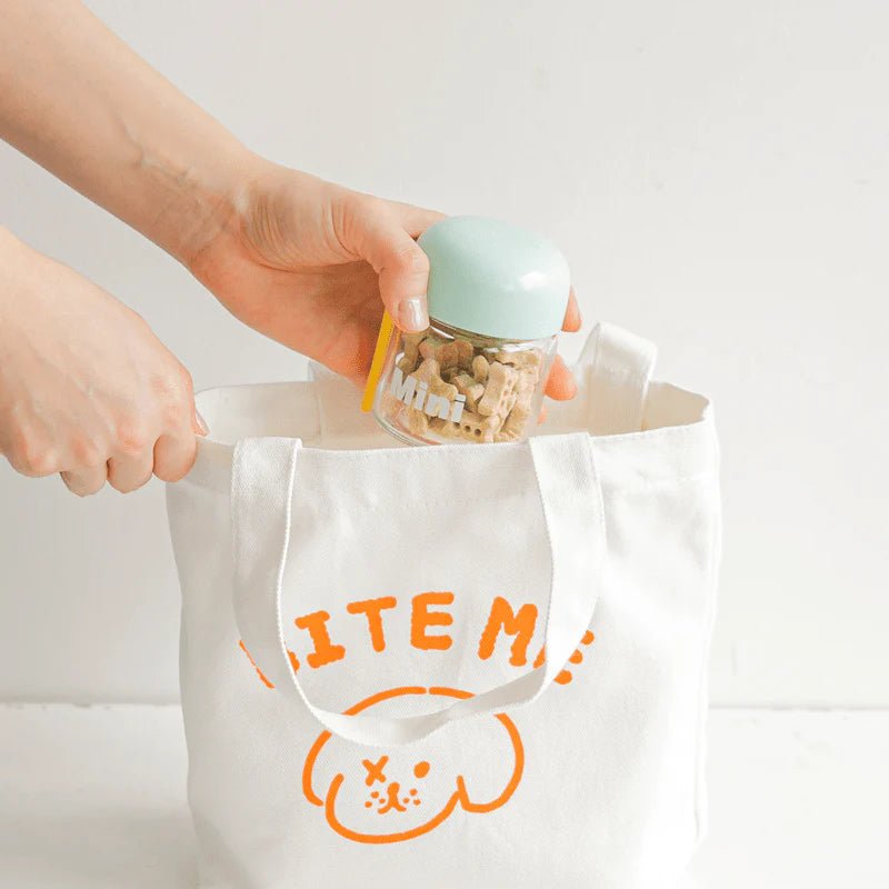 Dog Water Container - Mini Glass (4 Colors) - Bite Me - La Maison Mou