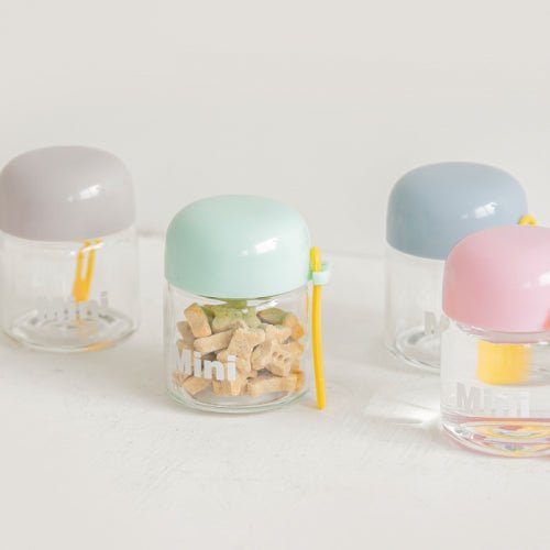 Dog Water Container - Mini Glass (4 Colors) - Bite Me - La Maison Mou
