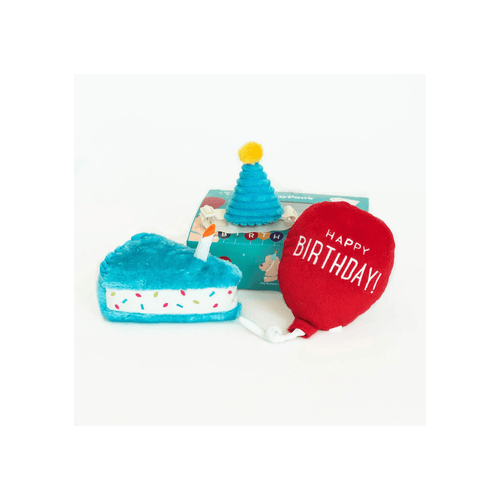 Jouet Pour Chien - Coffret Anniversaire Bleu