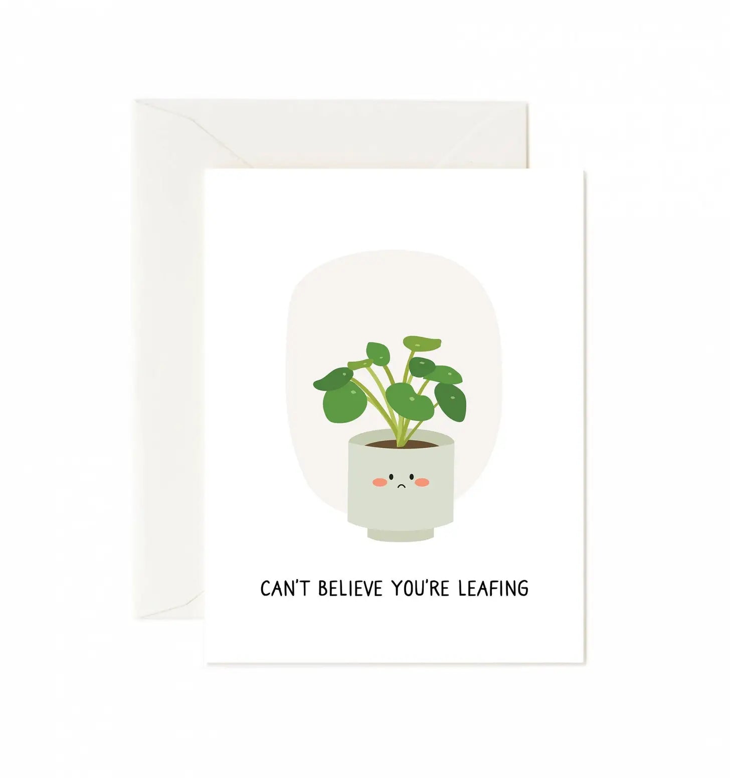 Greeting Card - Can't Believe You're Leafing - Tickle Me Lavender - La Maison Mou