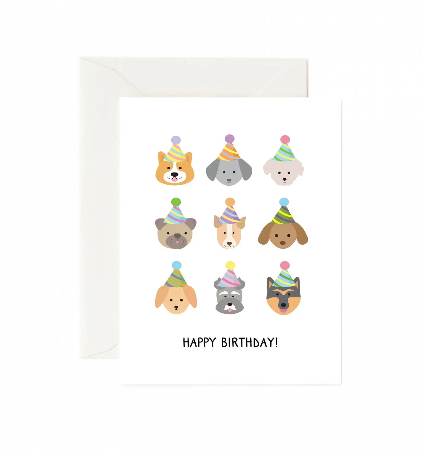 Greeting Card - Happy Birthday Dog - Tickle Me Lavender - La Maison Mou