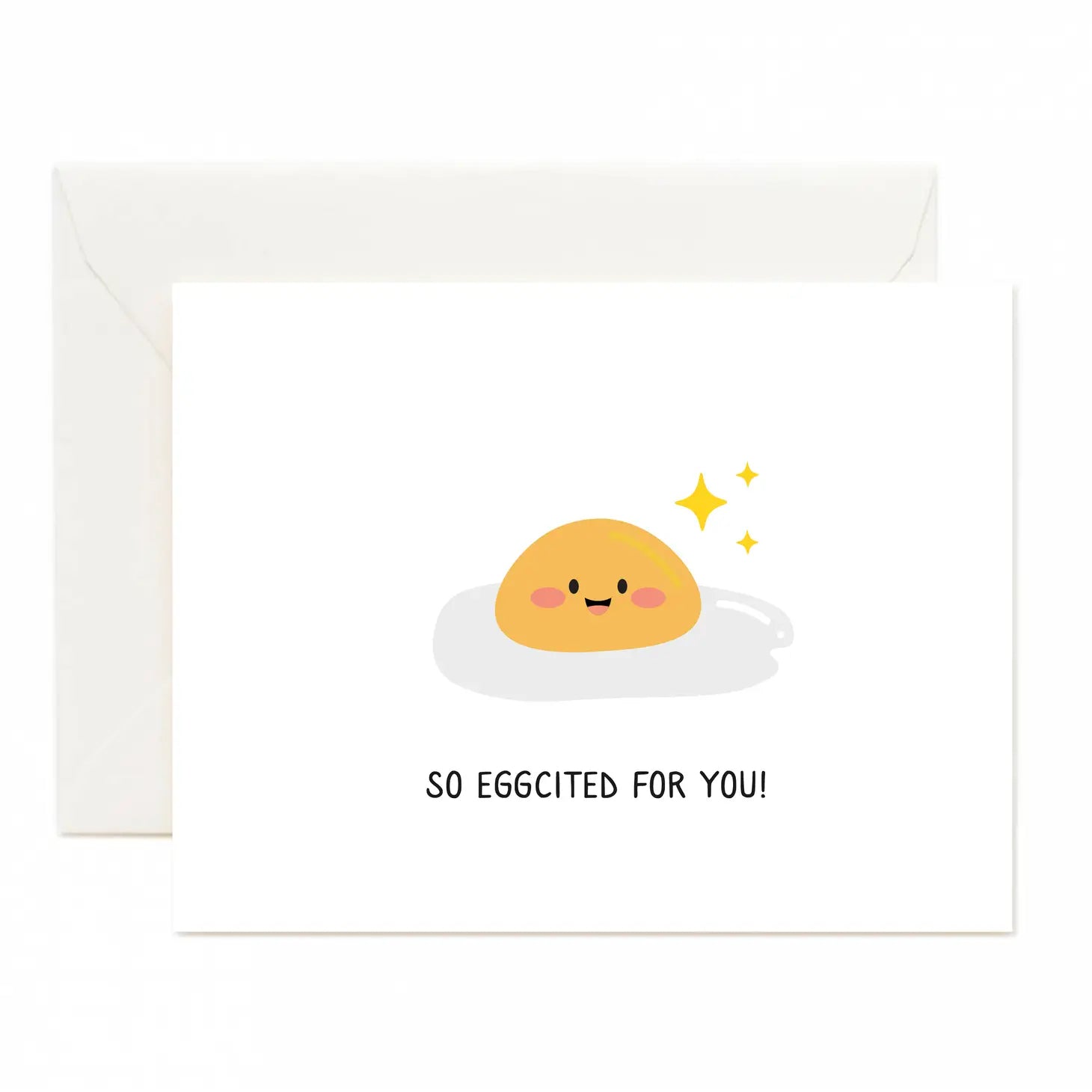 Greeting Card - I'm So Eggcited For You - Tickle Me Lavender - La Maison Mou