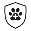 protection icon paw