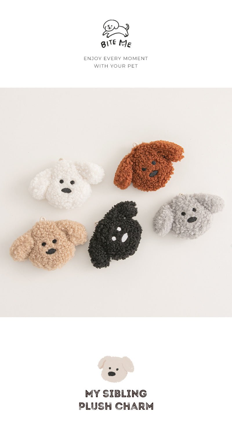Key Rings - My Sibling Plush Charm (5 Colors) - Limited Edition - Bite Me - La Maison Mou