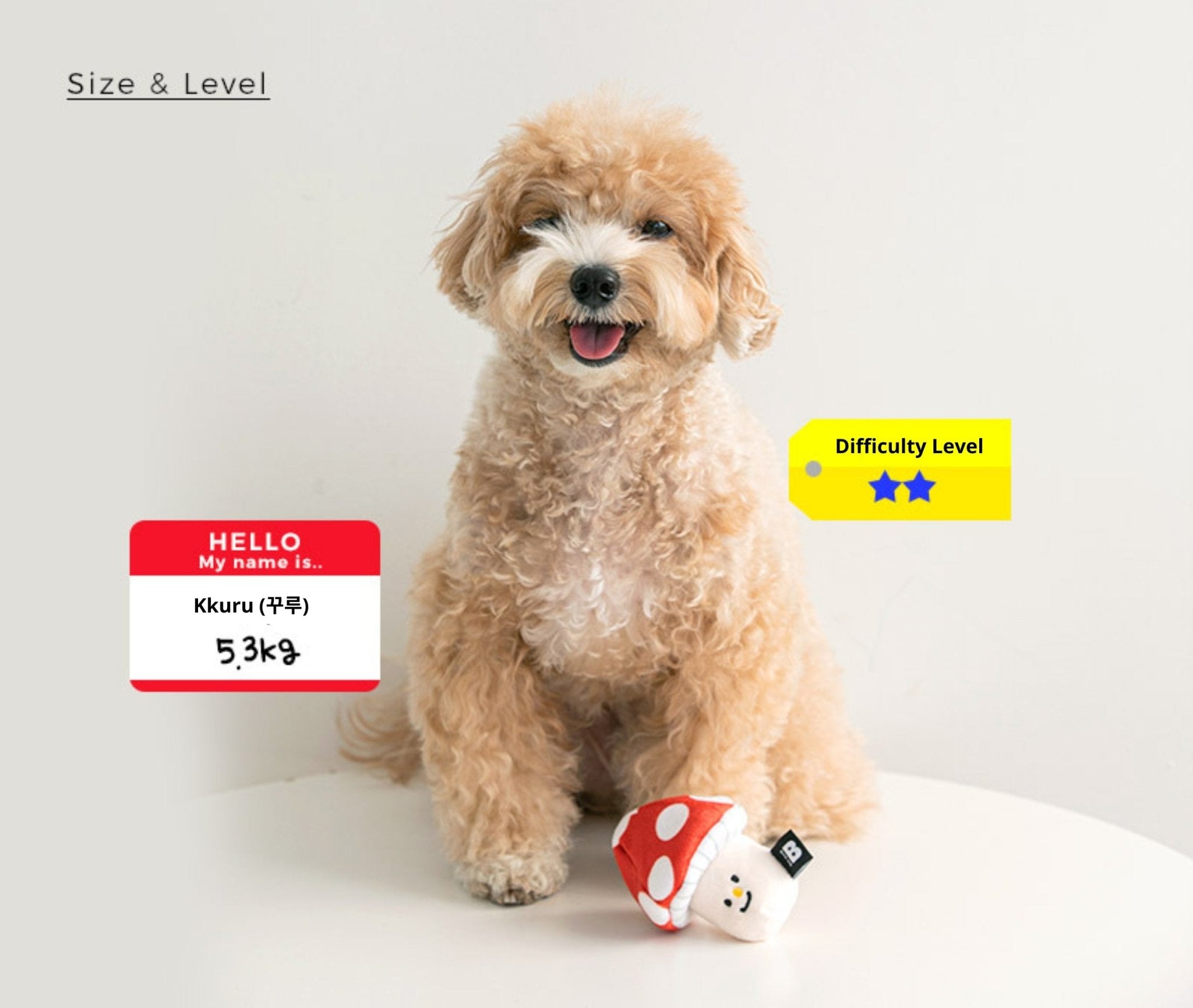 Nosework Dog Toy - Mushroom - Bite Me - La Maison Mou