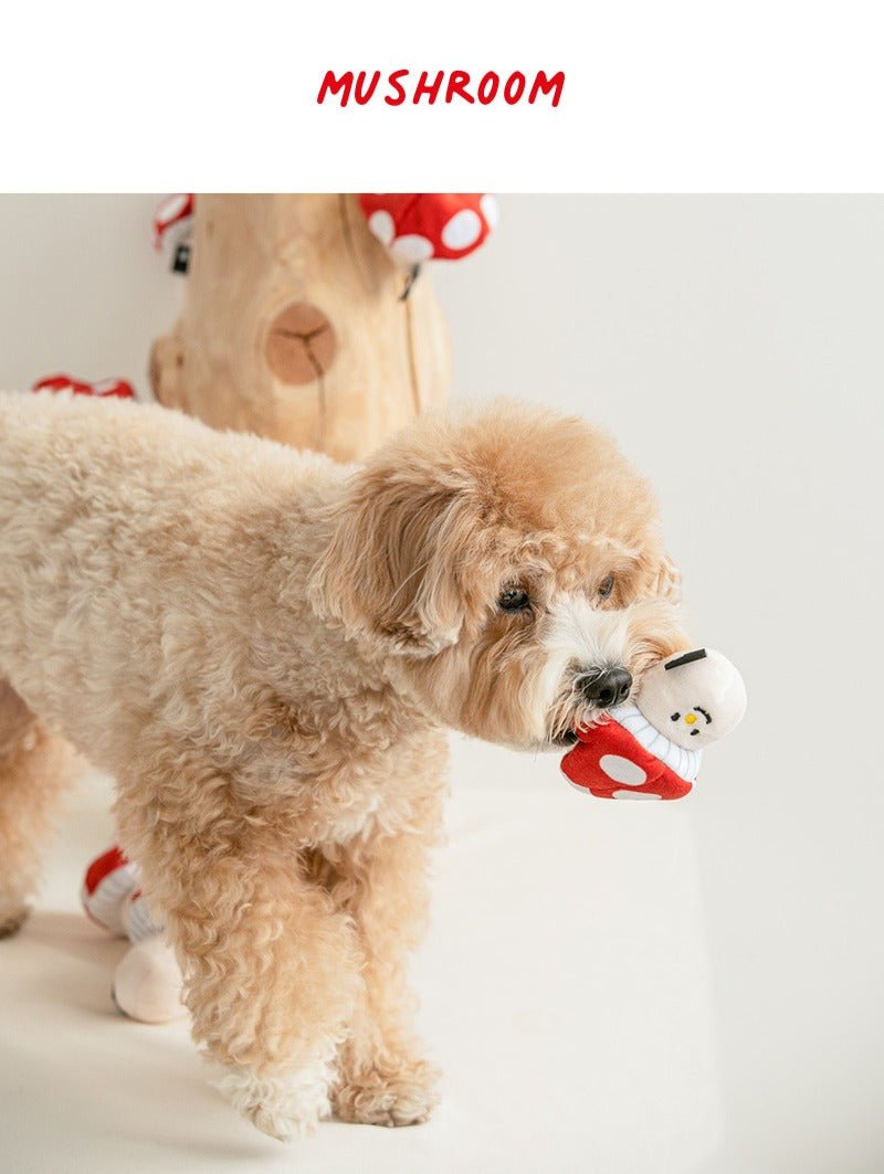 Nosework Dog Toy - Mushroom - Bite Me - La Maison Mou
