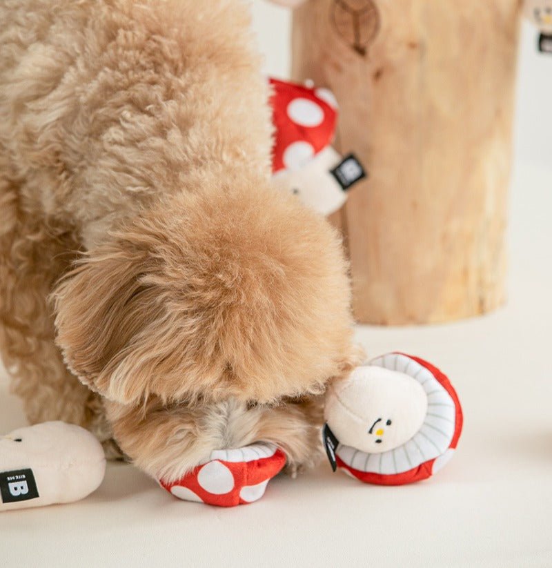 Nosework Dog Toy - Mushroom - Bite Me - La Maison Mou