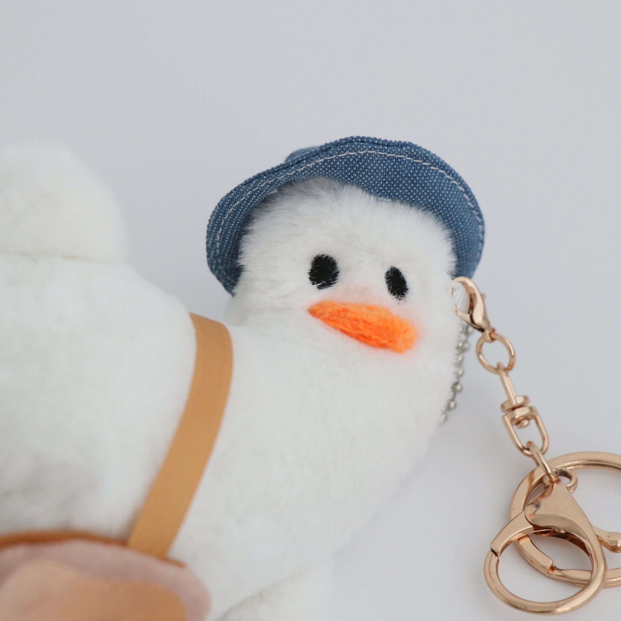 Plush Keychain - Duck and Toast White - La Maison Mou - La Maison Mou