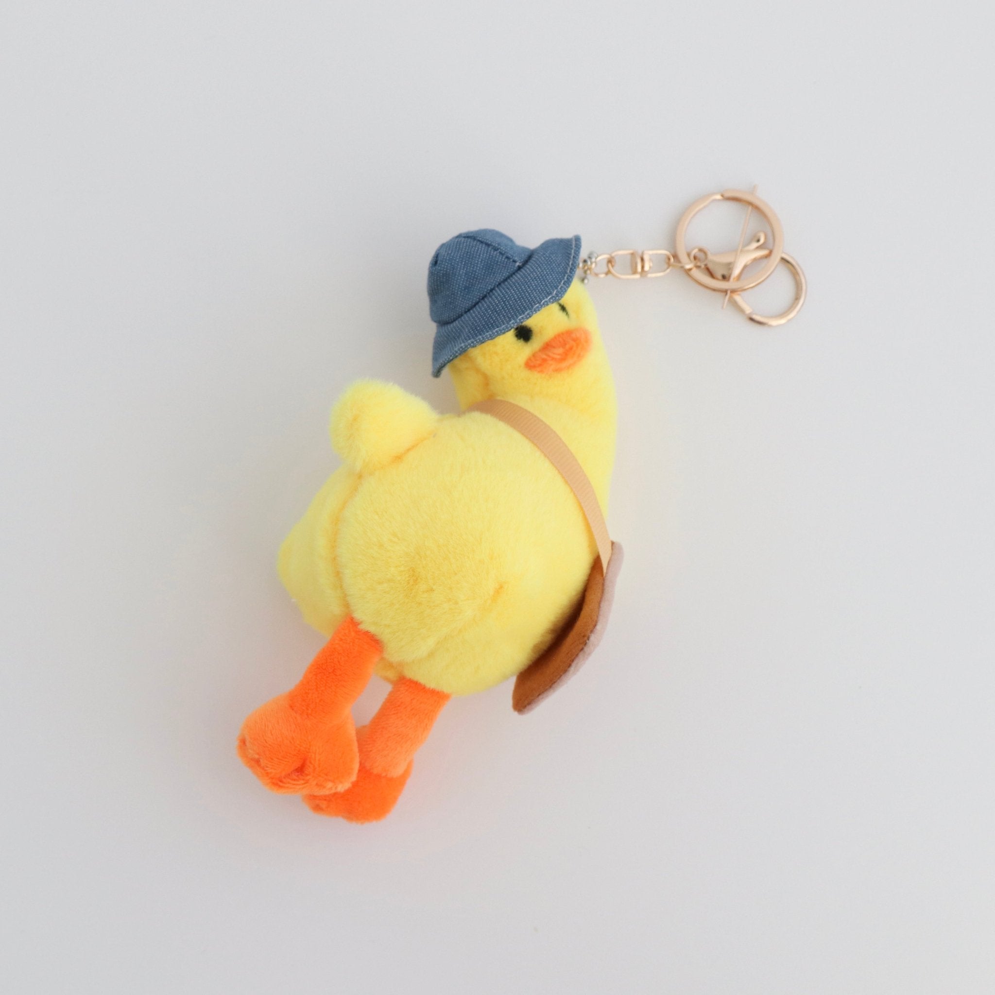 Plush Keychain - Duck and Toast Yellow - La Maison Mou - La Maison Mou