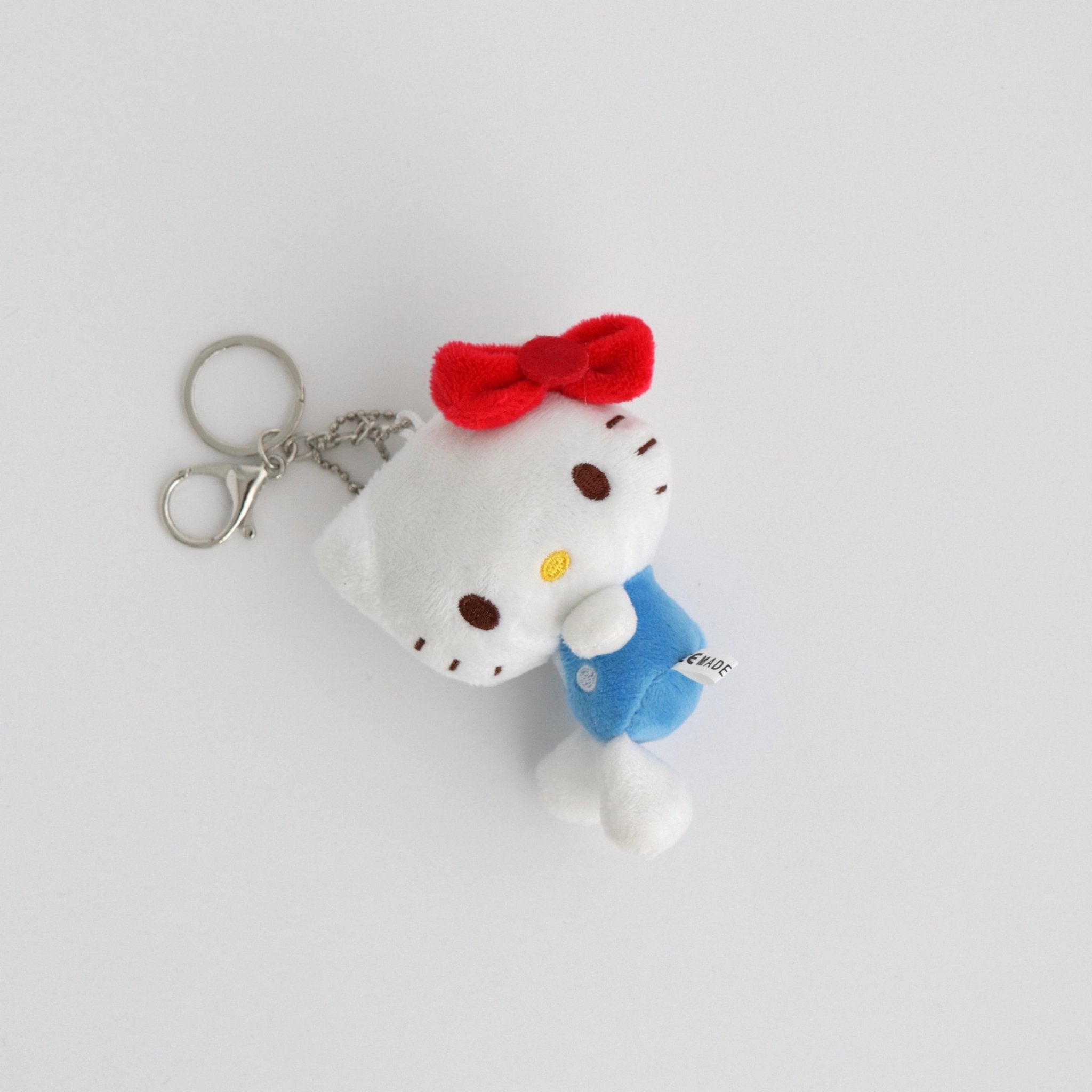 Plush Keychain - Sanrio Hello Kitty Blue & White - La Maison Mou - La Maison Mou