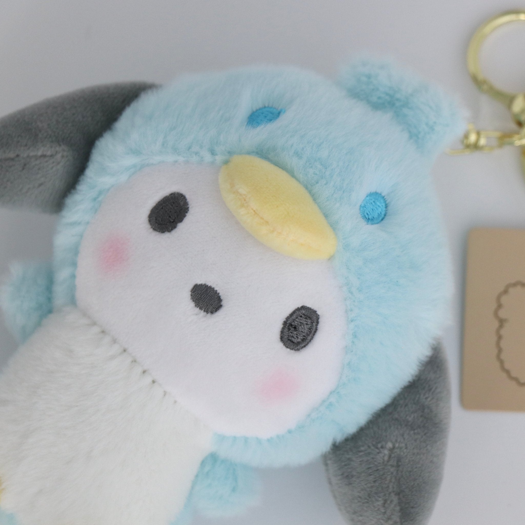 Plush Keychain - Sanrio Pochacco Penguin Costume - La Maison Mou - La Maison Mou