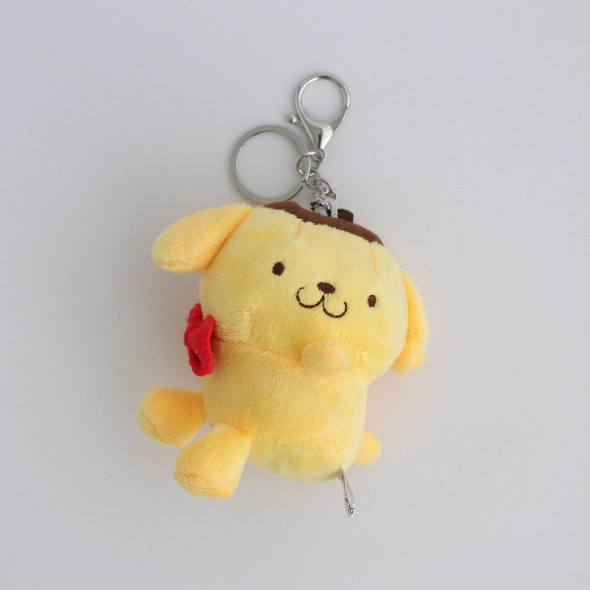 Plush Keychain - Sanrio Pompompurin With Bow - La Maison Mou - La Maison Mou