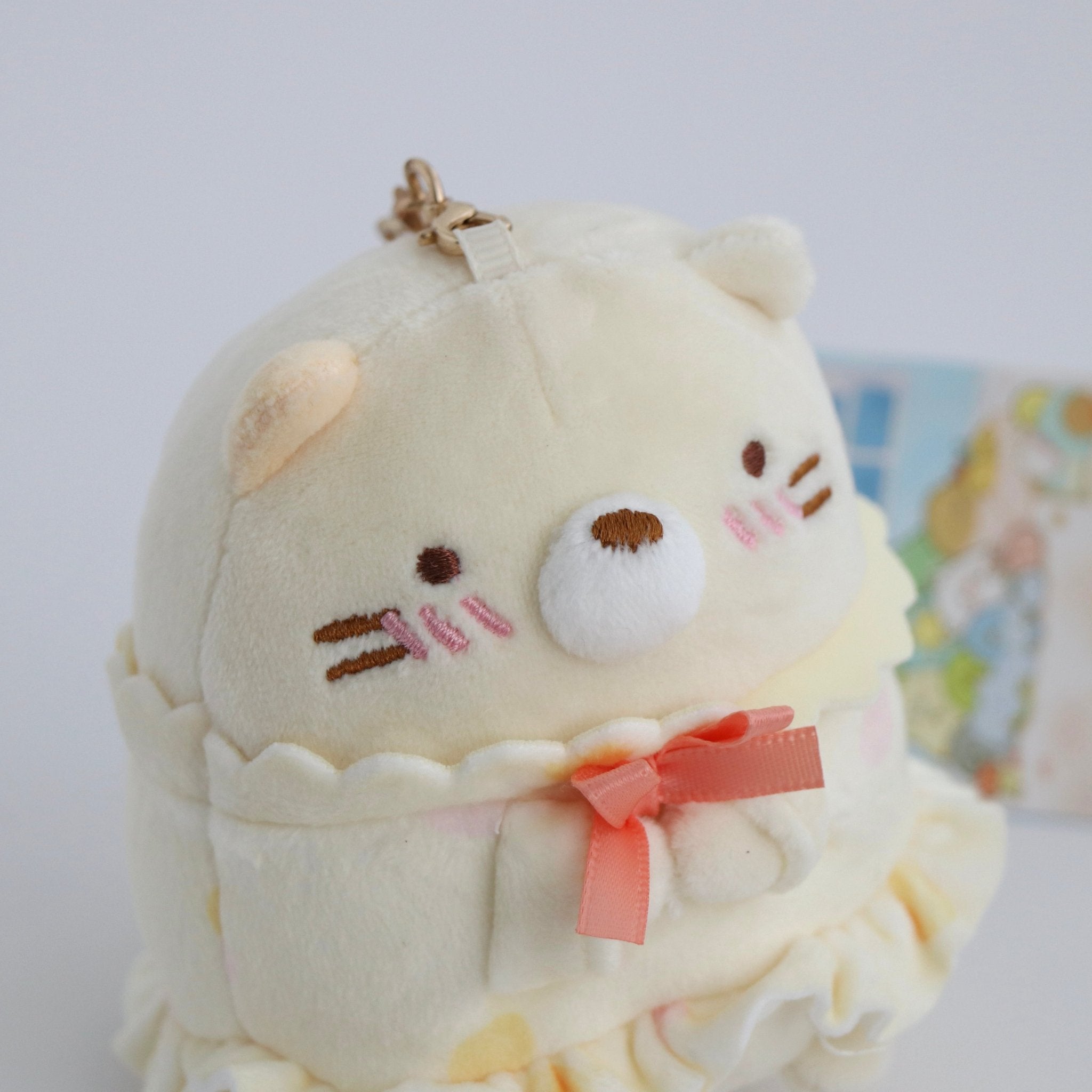 Plush Keychain - Sumikko Gurashi Neko - La Maison Mou - La Maison Mou